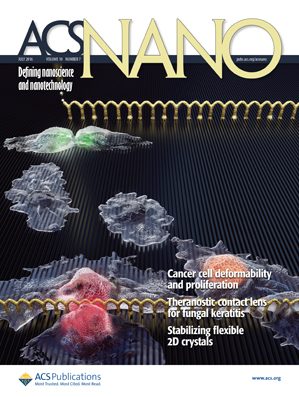 ACS Nano journal cover Vol. 10 No. 7