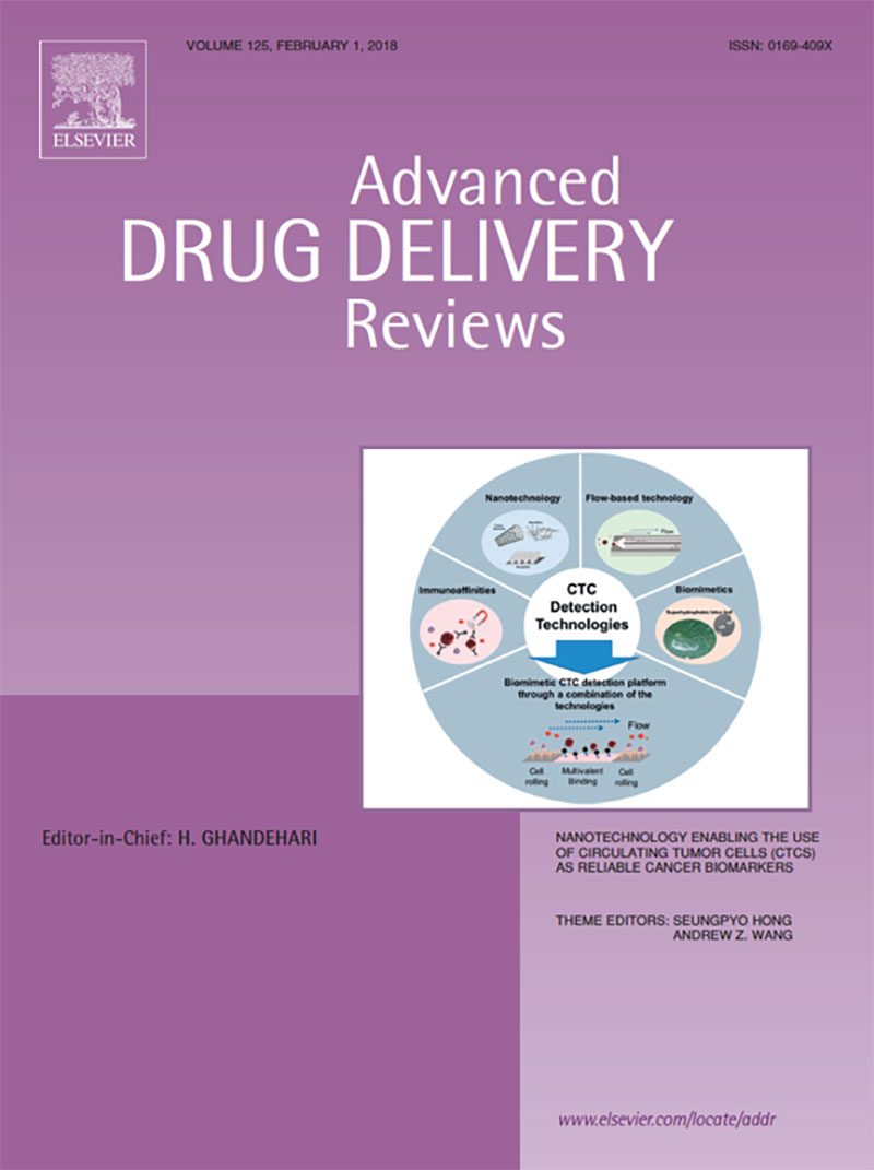 Advanced Drug Delivery Reviews Vol. 125 journal cover