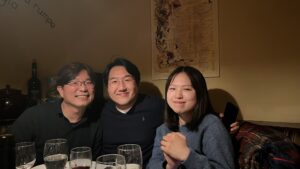 Farewell party for our visiting scholars, Dr. Nam and Hwira