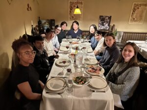 Farewell party for our visiting scholars, Dr. Nam and Hwira