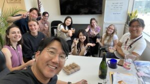 Hong party for DaWon for passing her preliminary exam