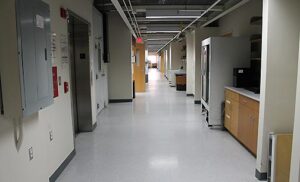 Jiang lab space hallway