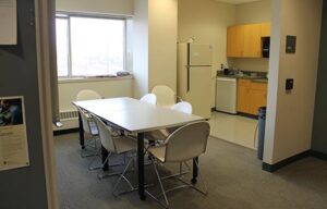 lunch room by Jiang lab