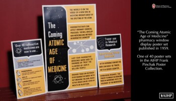 1959 "atomic age of medicine" poster set.