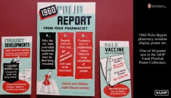 1960 Polio report 3 piece poster set.