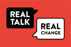 Real talk Real change logo