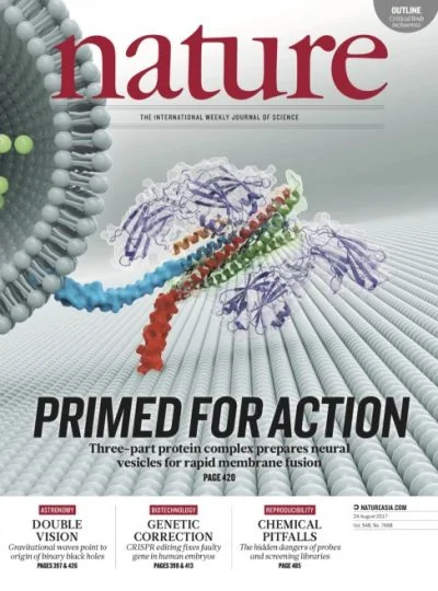 Cover of Nature journal