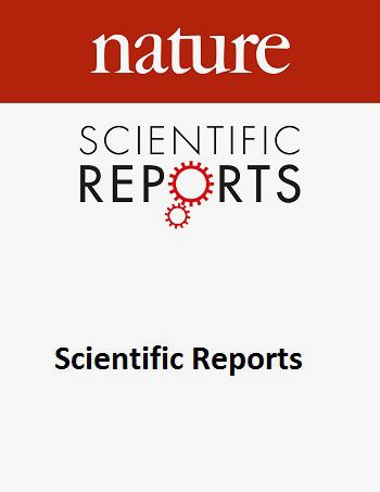Nature: Scientific Reports cover photo