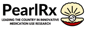 PearlRx Logo: Leading the country in innovative medication use research