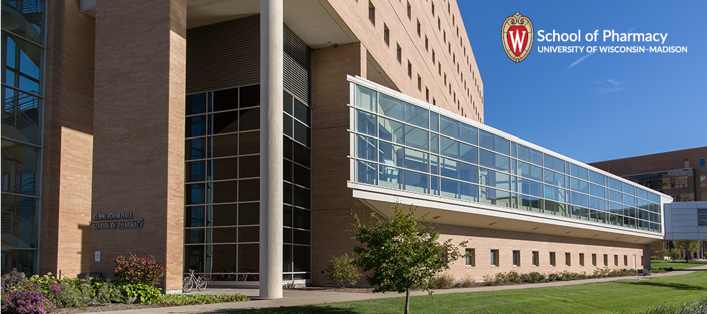 The sun shines on the north side of Rennebohm Hall