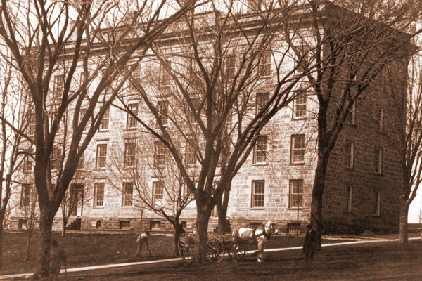 North Hall, home of the School of Pharmacy in the 1890s