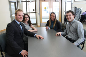 Bernard Brooks, Karolina Myrda, Tessa Burghardt, and Nicholas Friedlander.