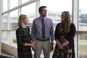 DPH-3 students Meredith Frey, Eric Friestrom, and Marnie Janson