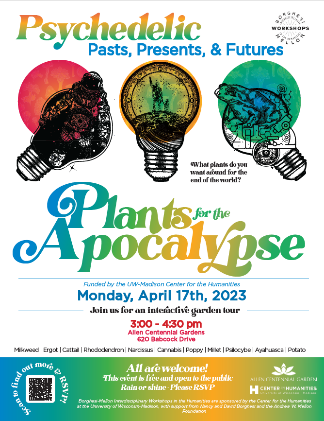 Poster for "Plants for the Apocalypse" event hosted by AIHP