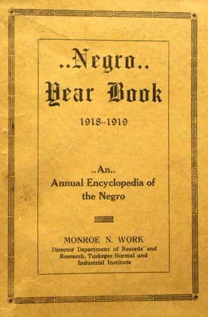 cover of the 1918-19 Negro Year Book