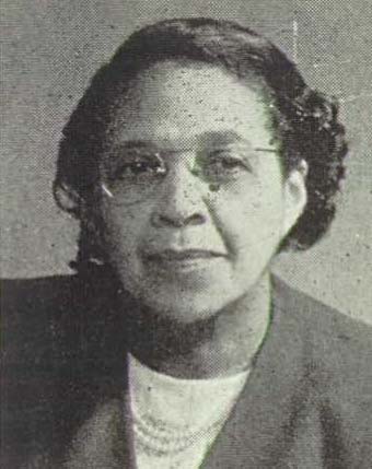 portrait of Alice Butts in 1955
