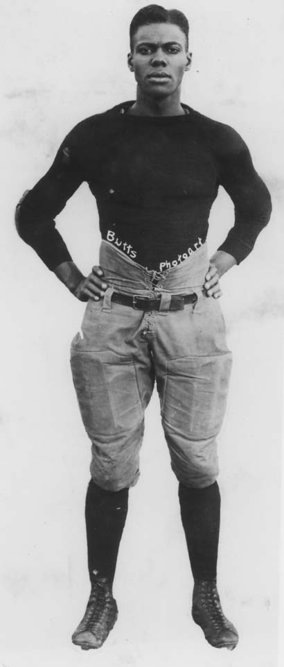 Leo Butts stands in his UW football uniform