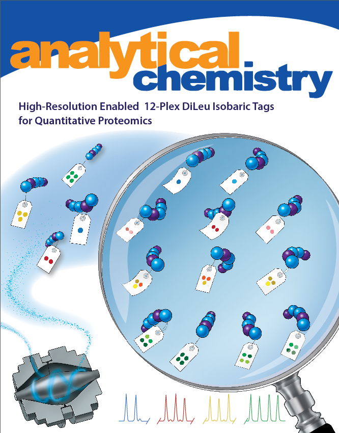 Analytical chemistry journal cover done by Sally Griffith-Oh