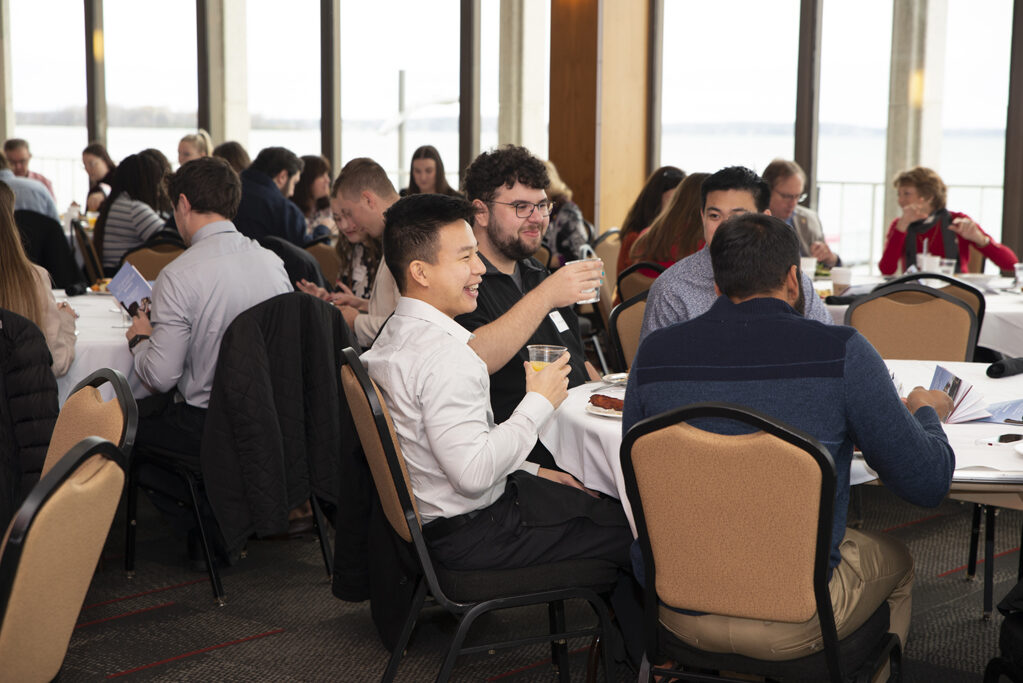 PharmD students at the Fall 2022 Scholarship Brunch. | Photo by Ingrid Laas