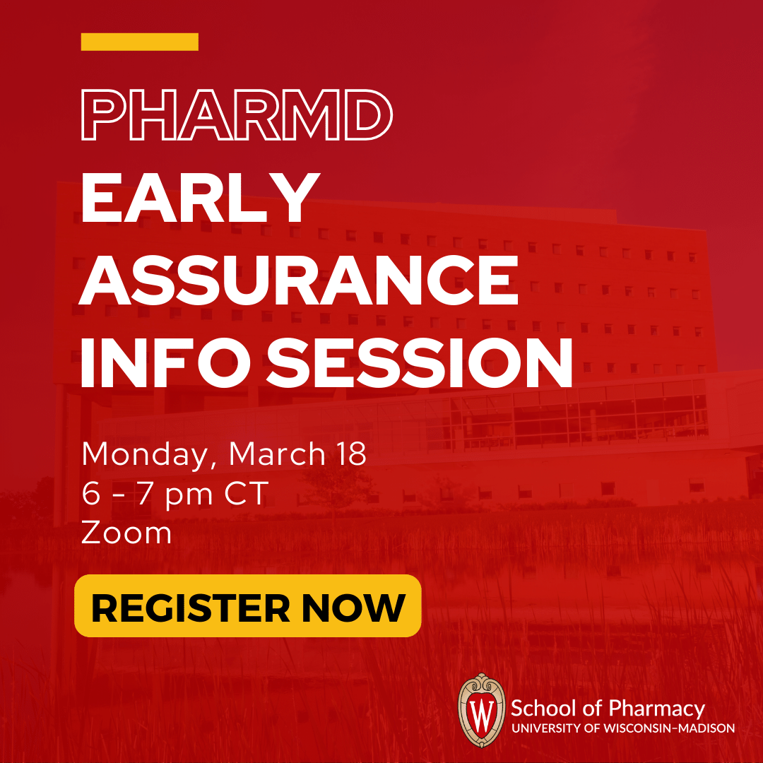 PharmD Early Assurance Virtual Session on March 18