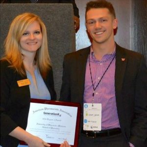 Connor Hanson (DPH-3) accepts the Generation Rx Region 4 award