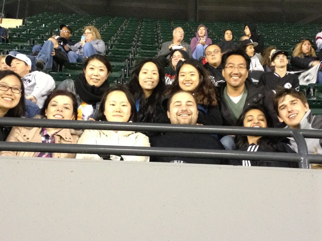 Hong Lab 2012 Sox Game 2