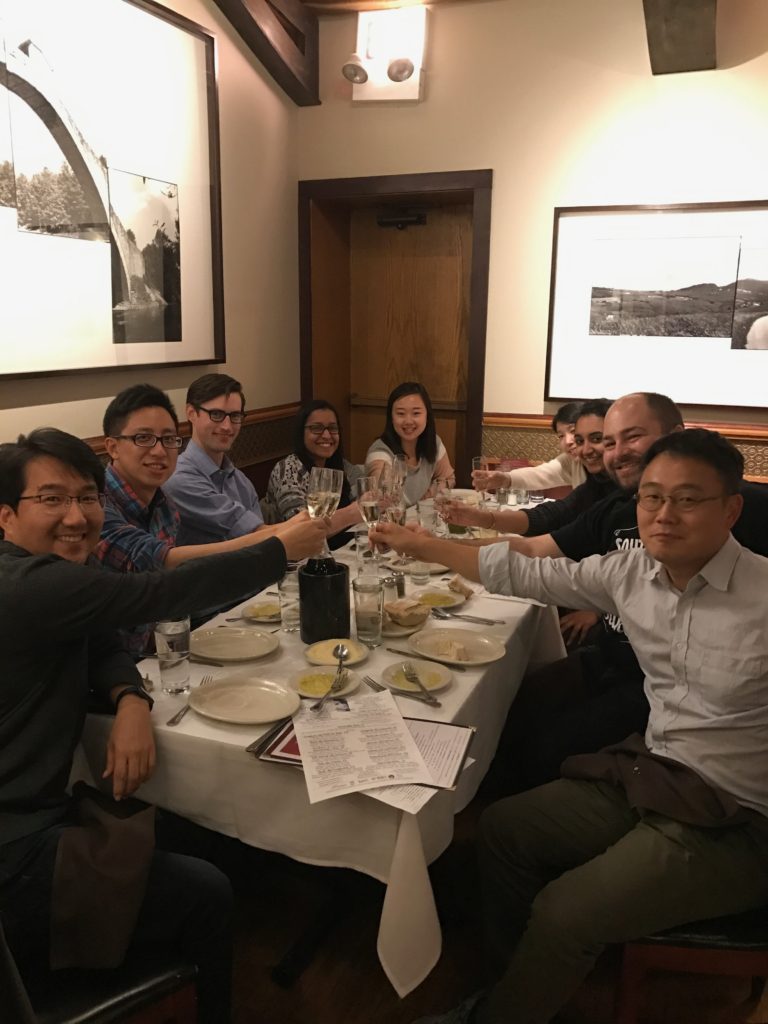 Hong Lab 2016 Hao Jui Defense Dinner