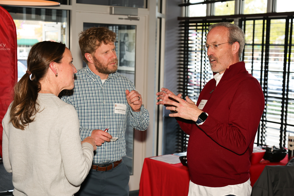 Jesse and Jessica Schaetzel and Dave Mott speak