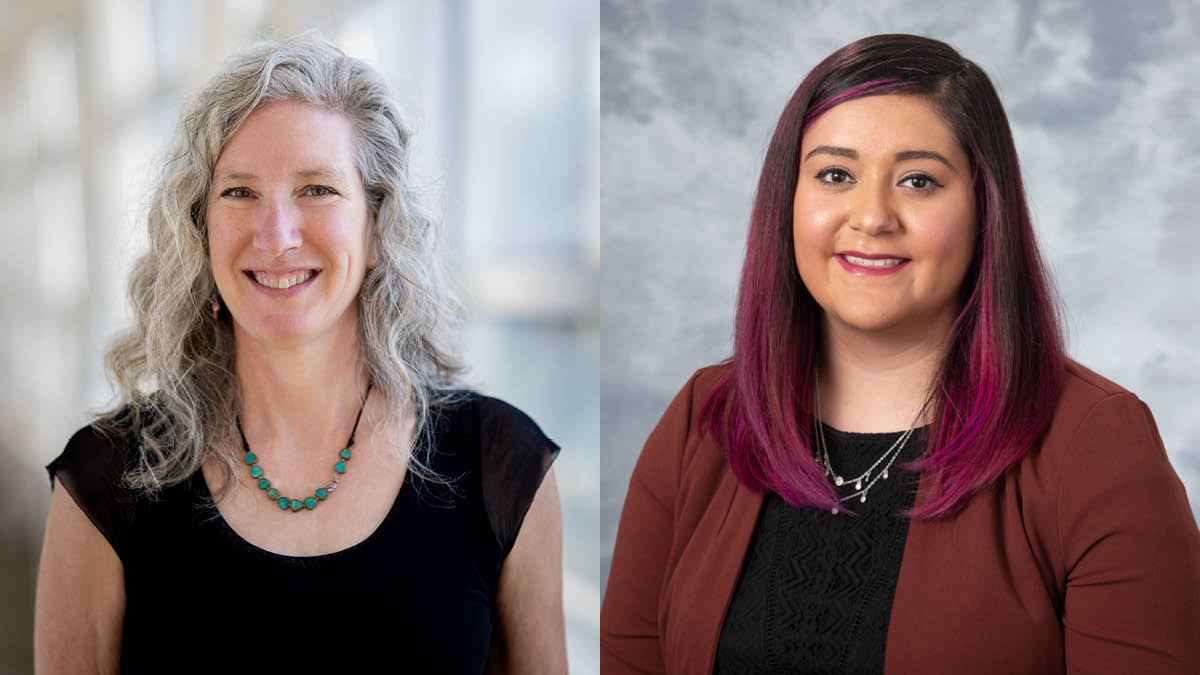 Portraits of Lisa Holle and Marina Maes