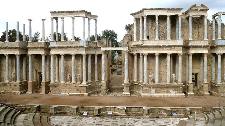 Historical palace in Meria, Spain