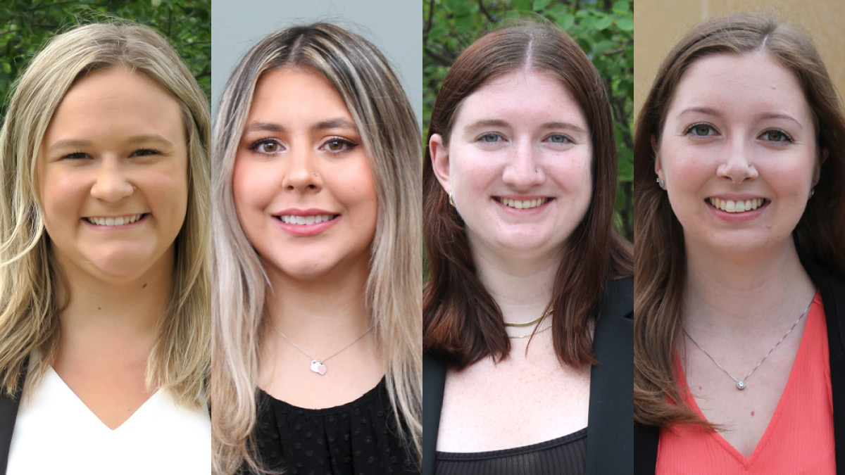 Four PharmD student portraits