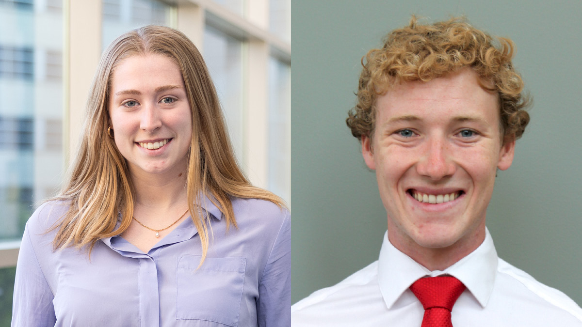 Emily Phillips and Sean Moran portraits