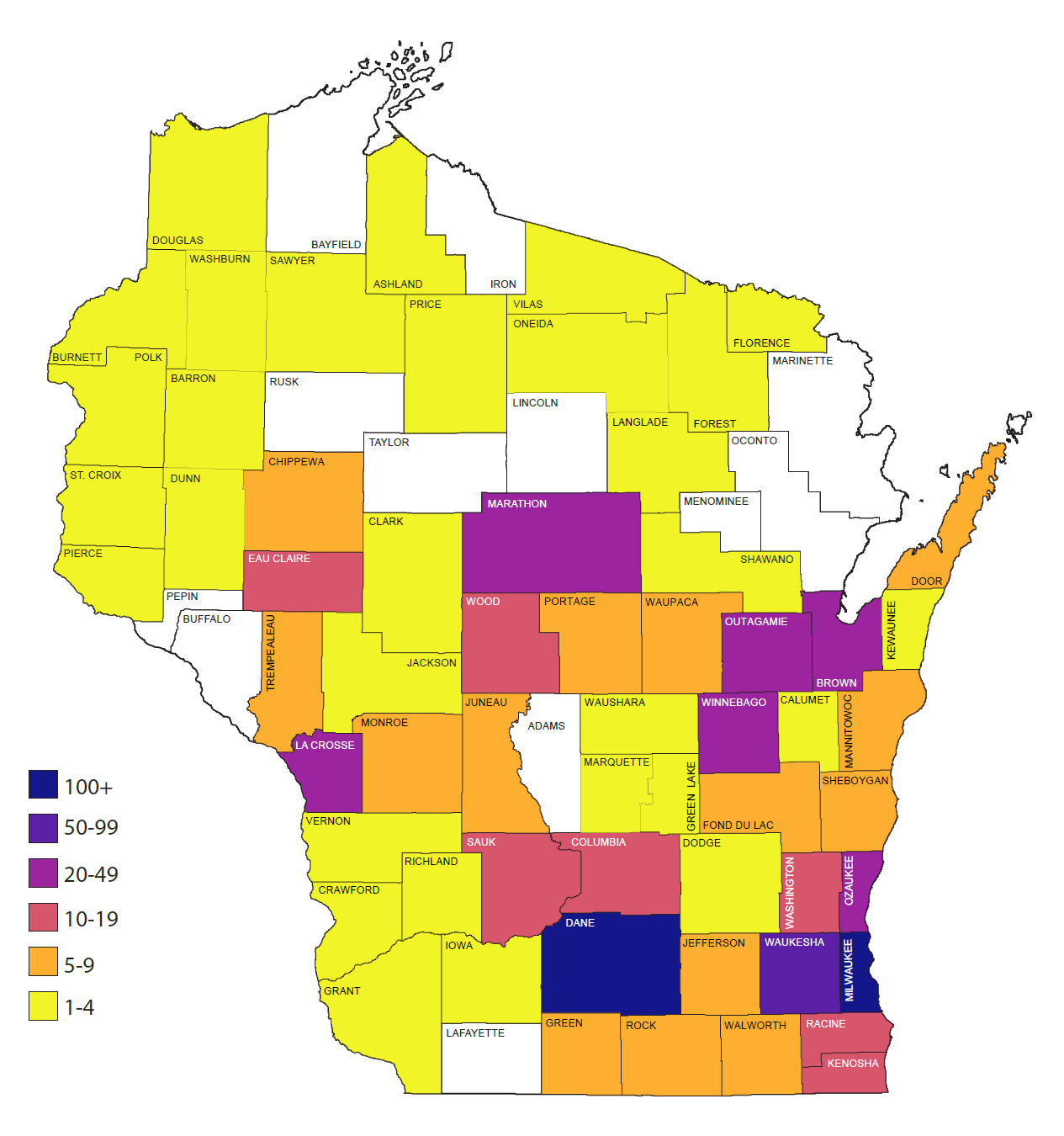 distribution of PearlRx member pharmacists as of July 2024.