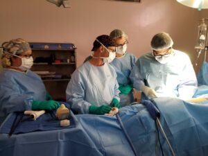 Peter Langenstroer doing surgery
