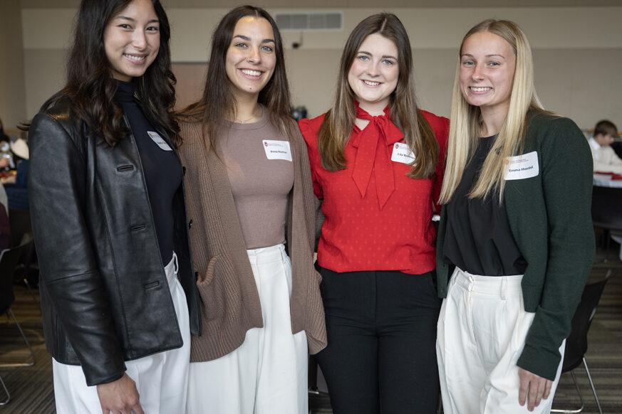 PharmD students pose for a photo.