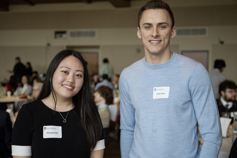 PharmD students pose for a photo.