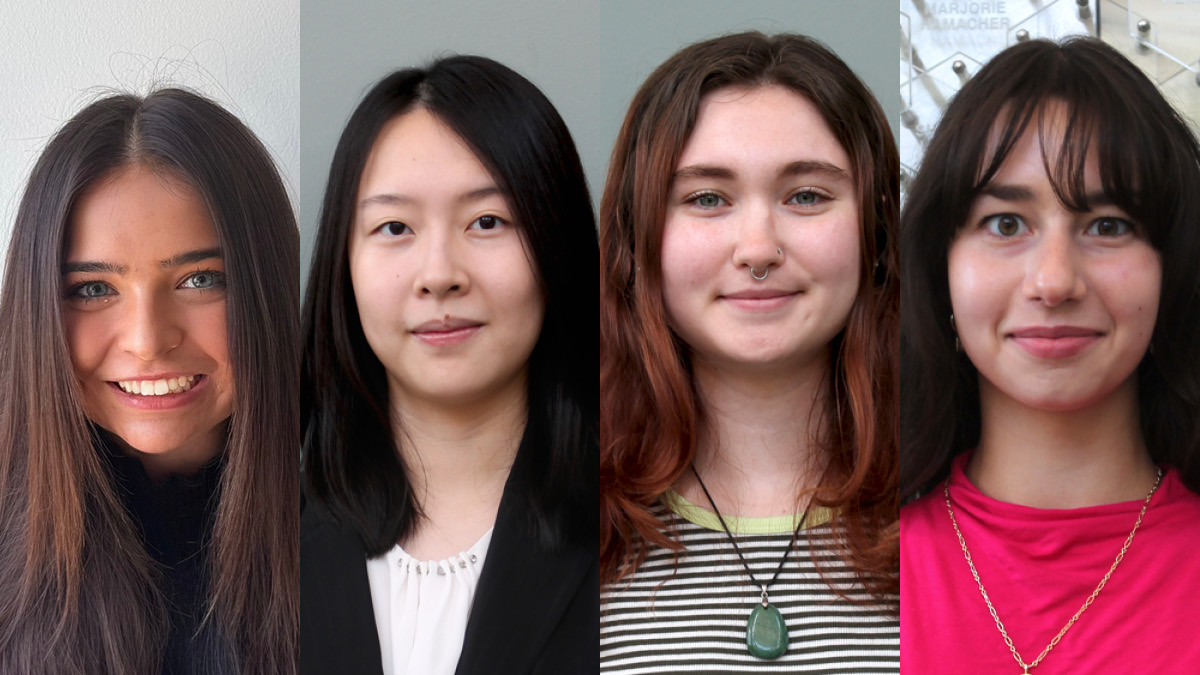 Caroline Mork, Jenny Li, Kay Ylvisaker, and Sophia Melnyk