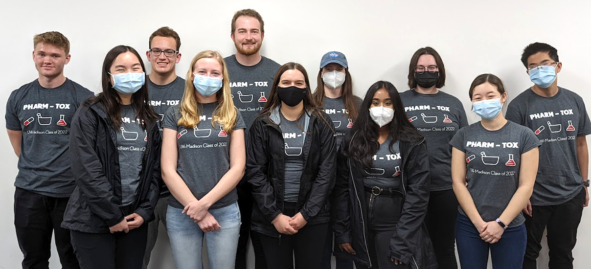 Graduating seniors from the Pharmacology & Toxicology Class of 2022