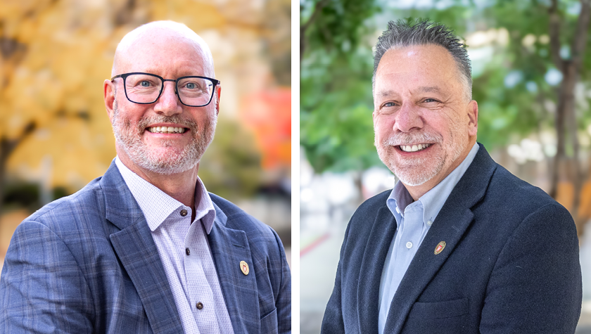 Headshots of Steve Rough and Greg Primuth