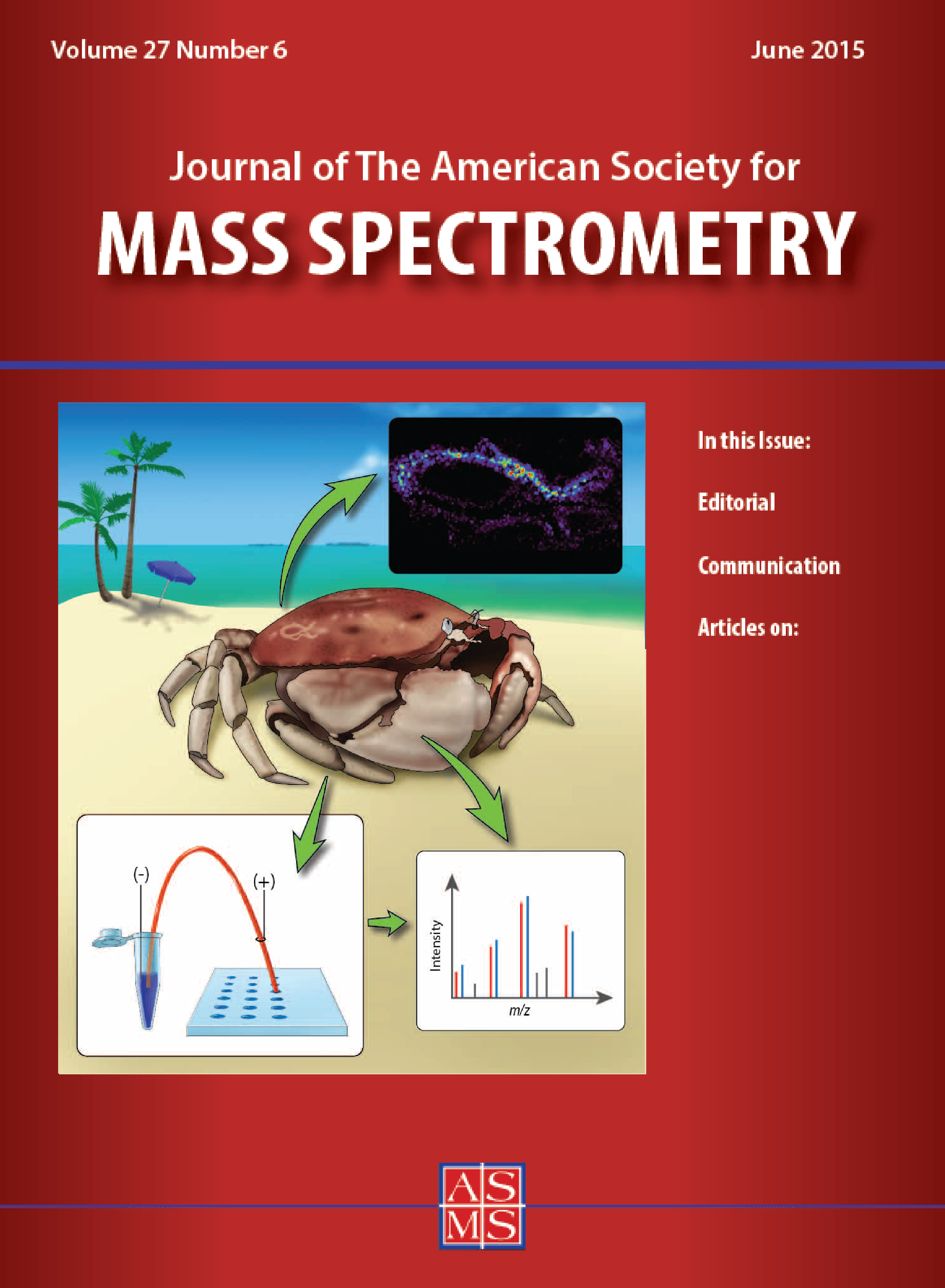 Journal of The American Society for Mass Spectrometry Vol. 27 No. 6 cover