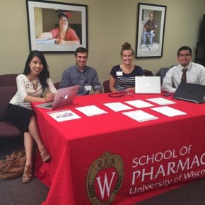 Pictured above, L-R:
Christina Tran, DPH-3, Eric Friestrom, DPH-2, Lindsey Hoff, DPH-2, and Ed Portillo.