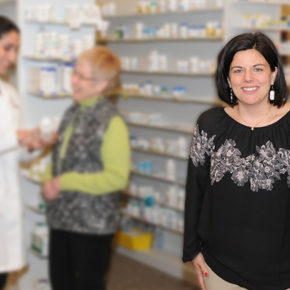 Michelle Farrell in Boscobel Pharmacy