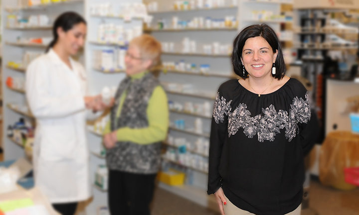 Michelle Farrell in Boscobel Pharmacy