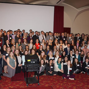 Group photo of students at PSW Legislative Day
