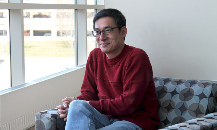 Richard Hsung, the Laura and Edward Kremers Endowed Chair in Natural Products Chemistry and Vilas Distinguished Achievement Professor, at the UW–Madison School of Pharmacy