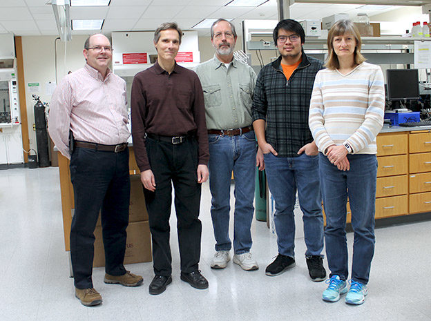 Z Station Personnel (left to right): Ed Elder, Mark Sacchetti, John Walton, Ney