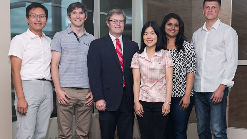 Chuck Lauhon and graduate students