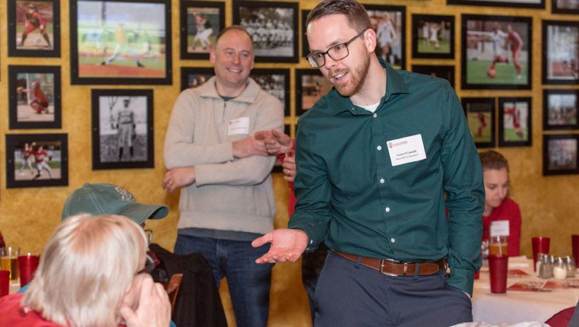 Associate Dean for Advancement David Mott held an event in Milwaukee to reunite alumni.