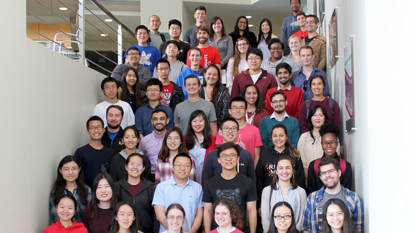 Pharmaceutical Sciences PhD 2019 students group photo