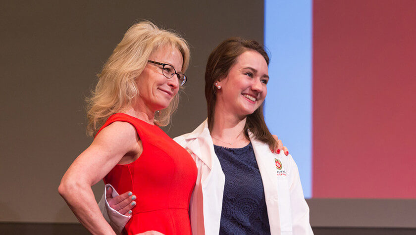 Coating ceremony at the 2019 White Coat Ceremony